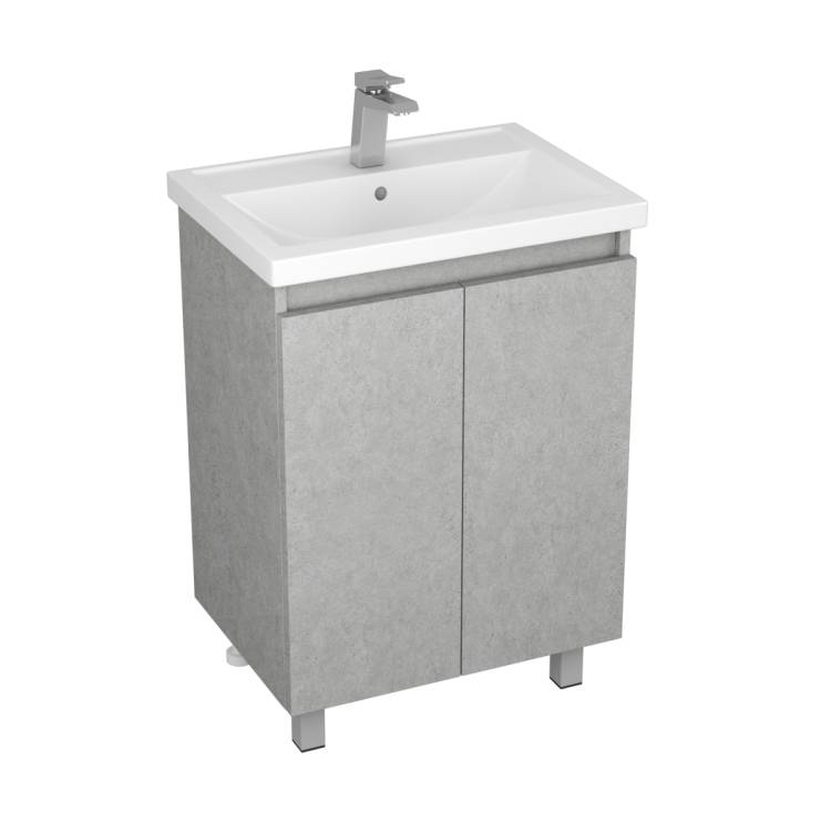 Тумба под раковину Uncoria Моро 60 56075 светлый камень