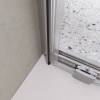 Душевая дверь в нишу Belbagno LUCE-BF-1-140-C-Cr профиль хром, стекло прозрачное, 140x195 фото 4