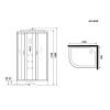 Душевая кабина Niagara Ultra 3030164R 120x80x220 с гидромассажем фото 11