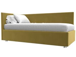 Кровать Лига Диванов Лига-039 122071L желтый левая 90x200