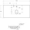 Столешница Belbagno KEP-100-MGL 100x46x2 Marmo Grigio Lucido фото 3