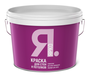 Краска для стен и потолков Ярославские краски Ярко матовая белая 45 кг