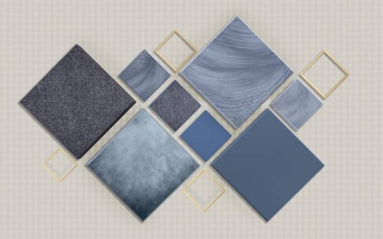 3D Фотообои Artegrafico «Ромбы в стиле гранж» BL-052 канвас