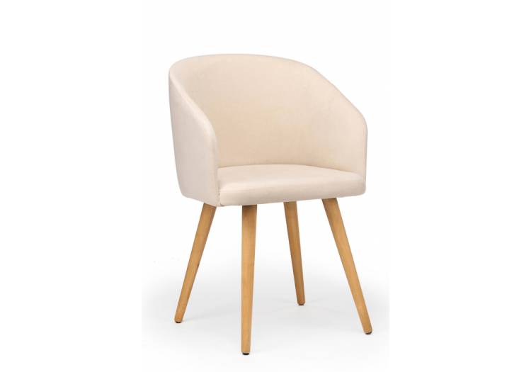 Деревянный стул Notta Монер 632625 Бежевый (glory 03) / светлое дерево