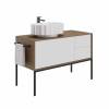 Мебельная раковина Kerama Marazzi Artbasin Conchiglia 50 накладная, белая глянцевая фото 4