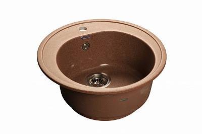 Мойка кухонная GranFest Rondo GF-R--510 D=510мм терракот