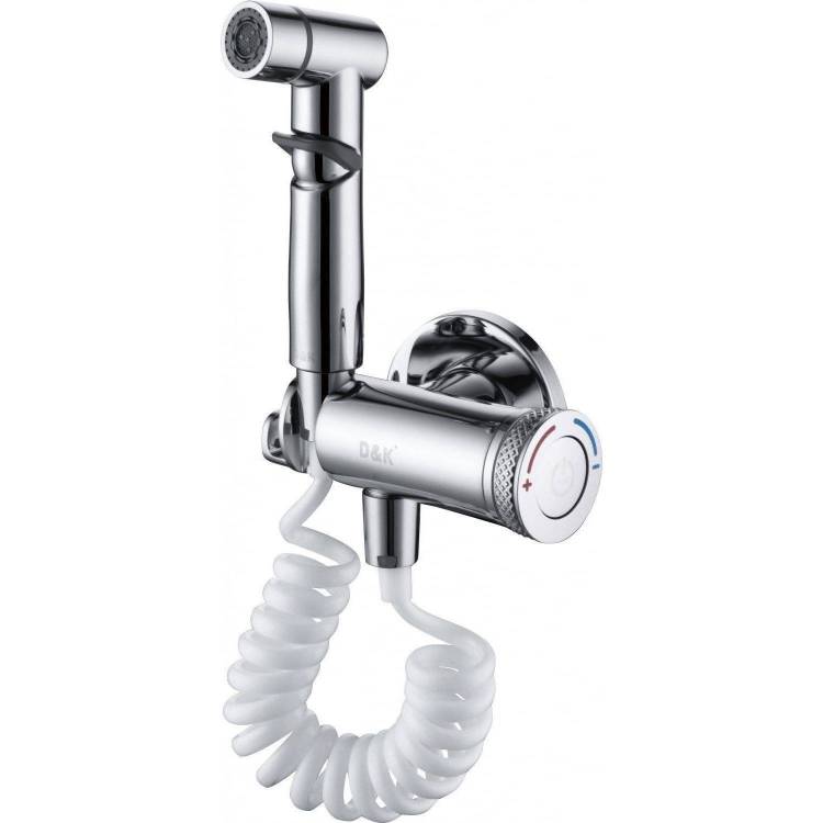 Гигиенический душ D&K Bayern Alfeld DA1484541 хром глянцевый, со смесителем