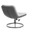 Кресло Tetchair Oslo 25480 VT shape silver, графит велюр, букле, экокожа фото 3