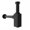 Сифон для раковины Watersense Eva W00392 черный матовый