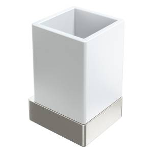 Стакан Boheme Qubic 10724-NB Nickel Brush
