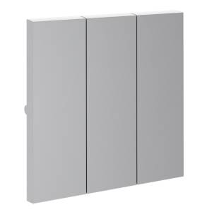 Клавиши для 3-клавишного выключателя Voltum S70 VLS000516 серый