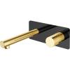 Смеситель для раковины Boheme Stick 125-BG Blackdiamond Gold с внутренней частью