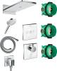 Душевой комплект Hansgrohe Rainmaker Select 580 (3 jet) 24001400 + 26530400 + 26486000 + 28276000 + 15735400 + 15736400