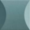 Керамическая плитка Ava Ceramica Up 192056 Cuscino Green Glossy 10x10