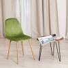 Стул Tetchair Breeze (mod. 4724) 19186 зеленый, натуральный, велюр фото 10