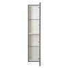 Шкаф-пенал BelBagno UNO-1600-1A-SC-GSO Темно-серый матовый, 33x160 фото 3