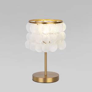 Настольная лампа Eurosvet Sandra 208101 латунь/перламутр