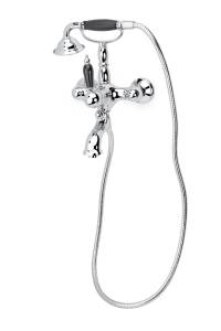 Смеситель для ванны Boheme Tradizionale Chromo 263-BLC С Черной Керамикой