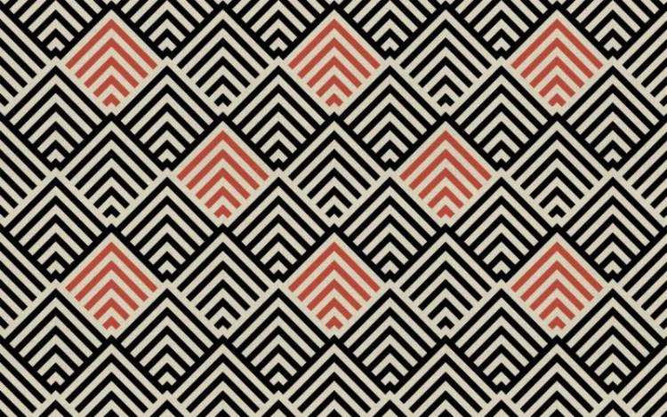 3D Фотообои Artegrafico «Красно-черное отражение» BL-024 песок