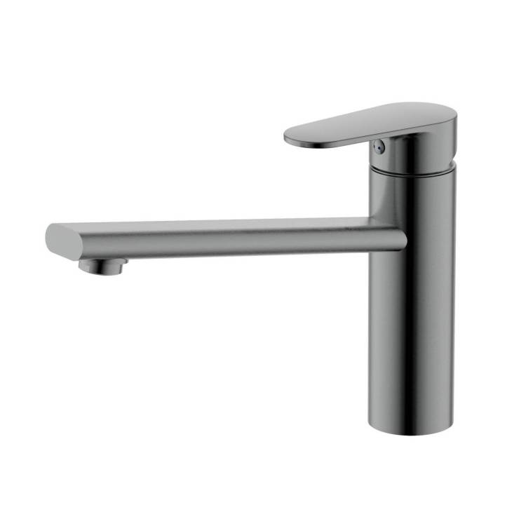 Смеситель для кухни Aquatek Ника AQ1880BGM оружейная сталь