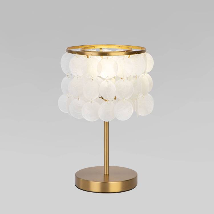 Настольная лампа Eurosvet Sandra 208101 латунь/перламутр