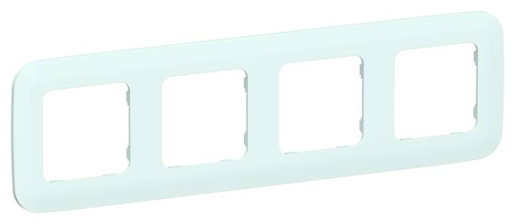 Рамка 4-постовая IEK Flite FI-M42-31-20-K94 холодный лед