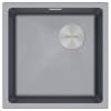 Мойка кухонная Paulmark Lumi 45Uni-Skew LU45SK-GRM Серый Металлик, 45.5x44