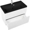 Тумба с раковиной BelBagno Marino H80 bianco lucido фото 11