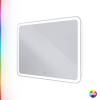 Зеркало Cezares Multicolore CZR-SPC-MC-1000-800-RGB-TCH со встроенной RGB подсветкой и сенсорным выключателем, 12V, 100x80 фото 3