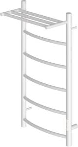 Полотенцесушитель электрический Point Афина П5 PN04848PW 40x80, белый, с полкой