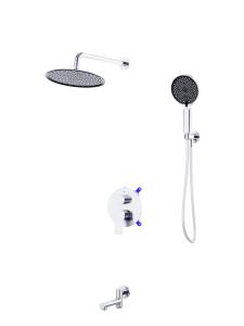 Душевой комплект BelBagno Marino MARINO-VDSET-CRM встраиваемый, с изливом, хром
