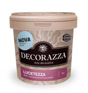Декоративное покрытие Decorazza Lucetezza Nova база Argento LC11-36 светло-зеленое 5 л