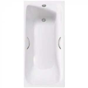 Чугунная ванна Delice Continental DLR230635R 170x75, с отверстиями под ручки, без ножек