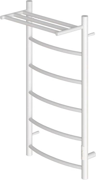 Полотенцесушитель электрический Point Афина П5 PN04848PW 40x80, белый, с полкой