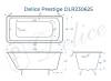 Чугунная ванна Delice Prestige DLR230625 170x75, без ножек фото 8