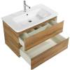 Тумба под раковину Belbagno Albano-Cer ALBANO-CER-800-2C-SO-RR 77x44x50 Rovere Rustico подвесная с двумя выкатными ящиками фото 3
