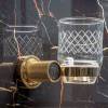 Стакан настенный Boheme Royal Cristal 10924-G-B настенный Black Gold фото 2
