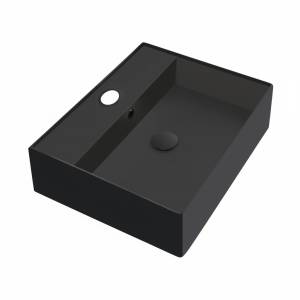 Раковина Scarabeo Teorema 2.0 5105 49 BK 60 см, черная