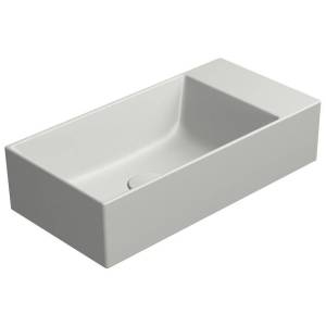 Раковина GSI Kube X 9486017 50 см, серая матовая