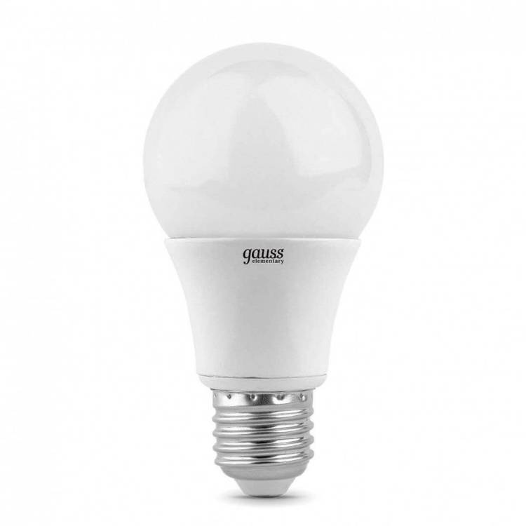 Лампа светодиодная Gauss E27 7W 2700K матовая 23217A