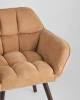 Кресло Stool Group Брайан BRUYNE HY-49 замша, бежевый фото 10