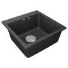 Мойка кухонная Paulmark Kante 50 PM105152-AN Антрацит, 51x52 фото 2