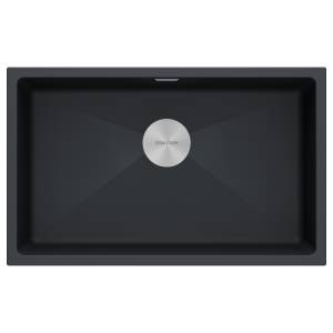 Мойка кухонная Paulmark Lumi 74Uni LU74-AN Антрацит, 74x46