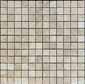 Мозаика Pixel Mosaic Мрамор PIX 324 Cappucino 2.3x2.3 Полированная 30.5x30.5х4