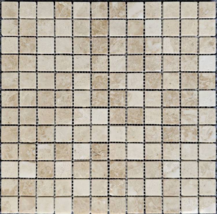 Мозаика Pixel Mosaic Мрамор PIX 324 Cappucino 2.3x2.3 Полированная 30.5x30.5х4
