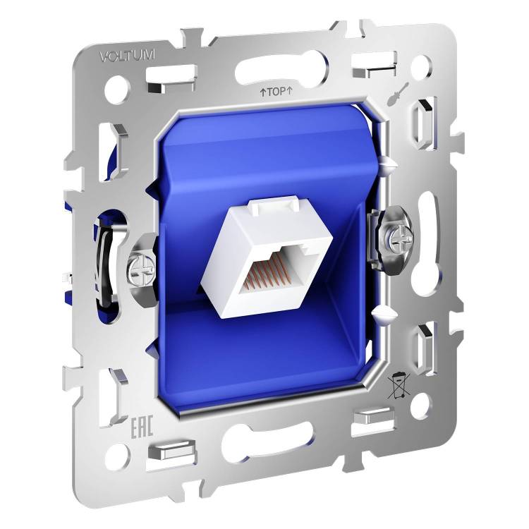 Механизм розетки компьютерной RJ45 Voltum S70 VLS0601M