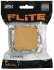 Розетка 1-местная с заземлением, шторками и крышкой IEK Flite FI-R16-16-1-44-K89 шамуа фото 2
