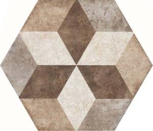 Декор Fioranese Heritage HET4EX Deco Exagon Texture 4 Nat 34.5x40