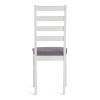 Стул Tetchair Rosario 20215 white, ткань тёмно-серая (150) разобранный 39x39x99 фото 4