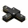 Коннектор T-образный Lightstar Barra Black 502137